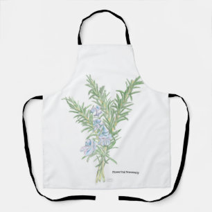 Flowering Rosemary Apron