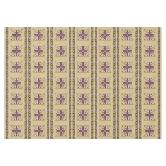 Flowering Spring of Life 60x84" tablecloth (Front (Horizontal))