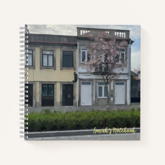 Flowering Tree Spiral Notebook Customizable