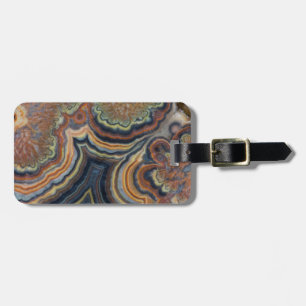 Flowering tube onyx luggage tag