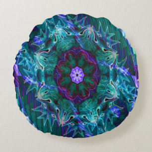 Flowering under the Sea.... Round Pillow