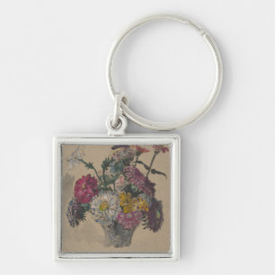 Flowers   1843 keychain