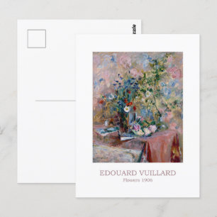Flowers 1906 by Edouard Vuillard Postcard