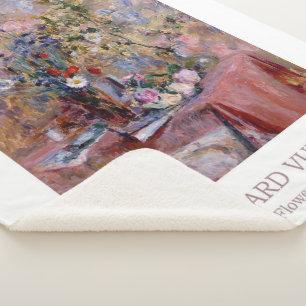 Flowers 1906 by Edouard Vuillard  Sherpa Blanket
