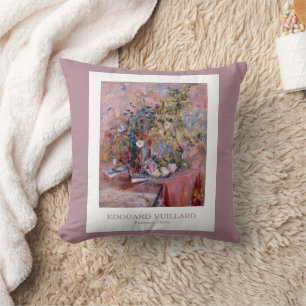 Flowers 1906 by Edouard Vuillard  Throw Pillow