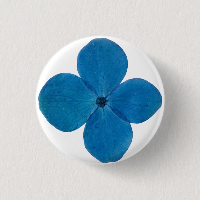 flowers 1 inch round button (Front)