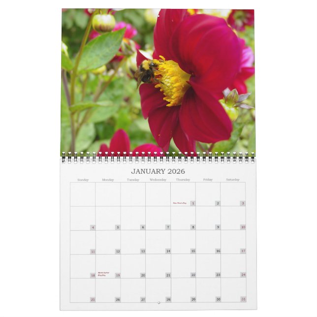 Flowers 2007 calendar (Jan 2026)