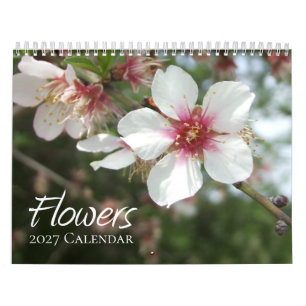 Flowers 2027 Photo Calendar