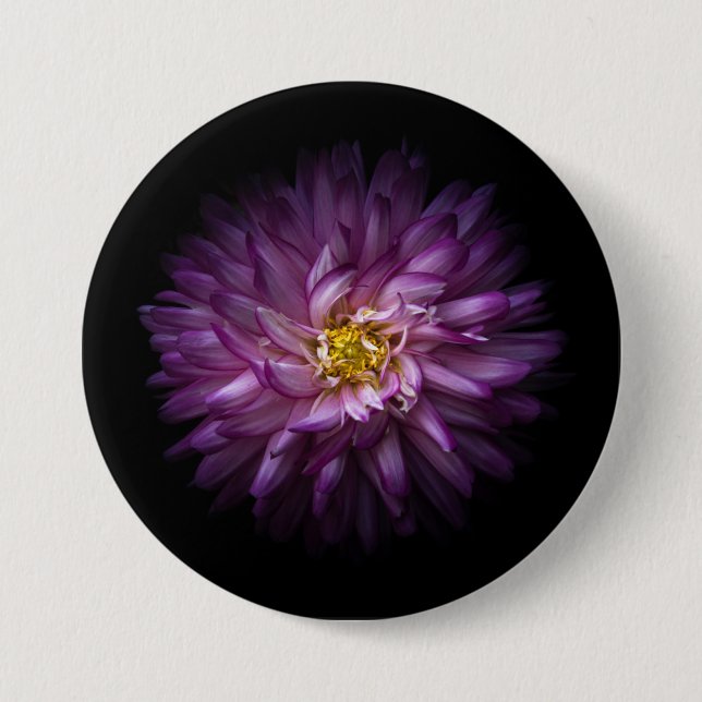 Flowers 20 3 inch round button (Front)