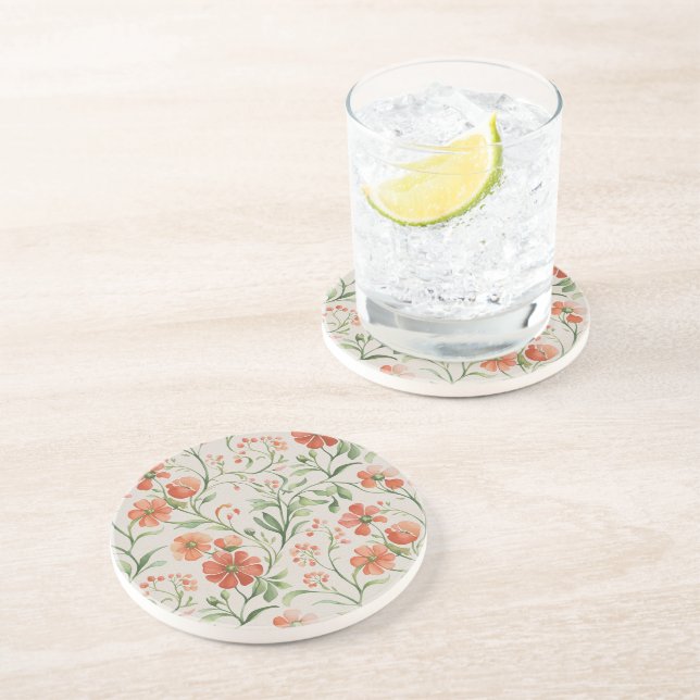 Flowers 3 coaster (Side)