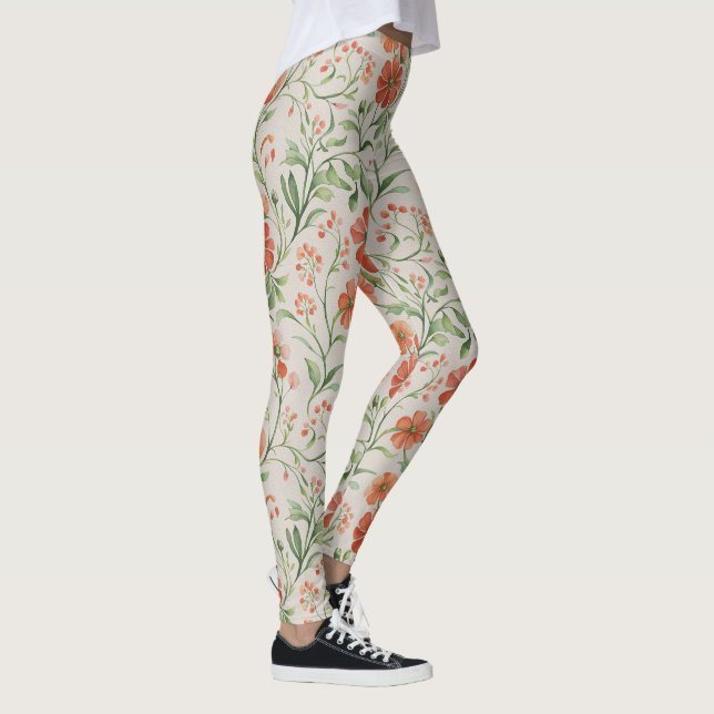 Flowers 3 leggings (Right)
