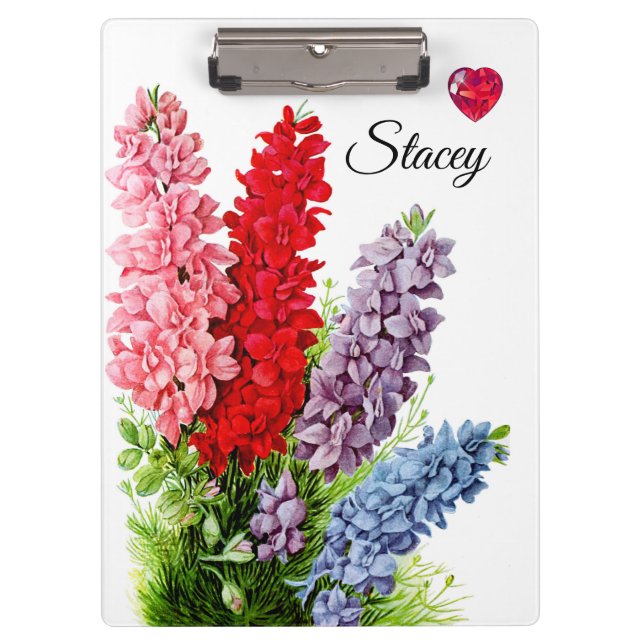 Flowers 6 Personalized Clipboard (Front)