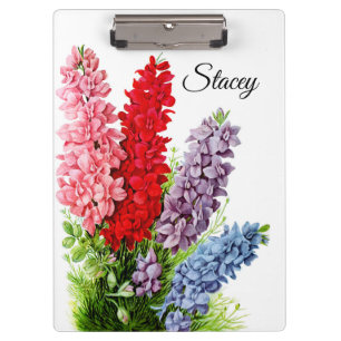 Flowers 6 Personalized Clipboard