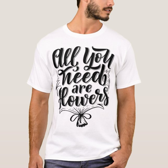 flowers  8 T-Shirt (Front)