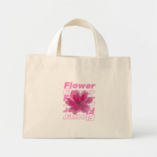 Flowers – a simple yet elegant floral design  mini tote bag