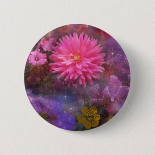 Flowers - A Visual Bouquet for Mom 2 Inch Round Button