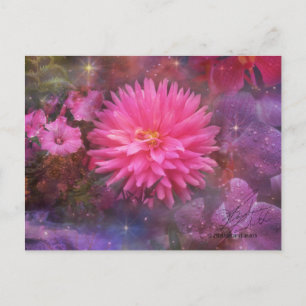 Flowers - A Visual Bouquet for Mom Postcard