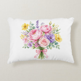 flowers accent pillow