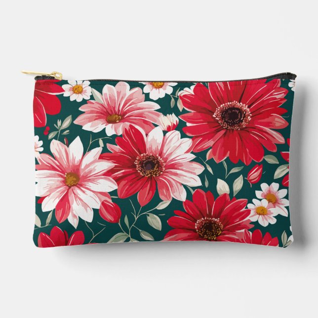 Flowers Accessory Pouch (Front)