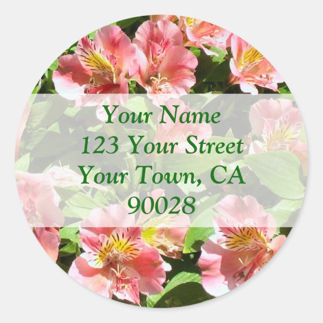 flowers address labels (Front)