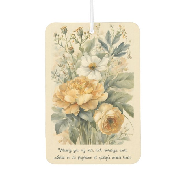 Flowers  air freshener (Front)