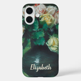 Flowers (aka Roses) by William Merritt Chase iPhone 16 Case