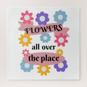 Flowers all over the place jigsaw puzzle