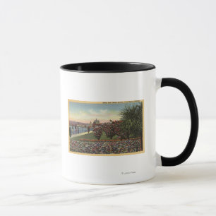 Flowers along East Ocean Avenue Mug