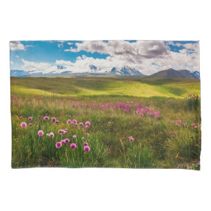 Flowers Altai Mountains, Siberia, Russia Pillowcase