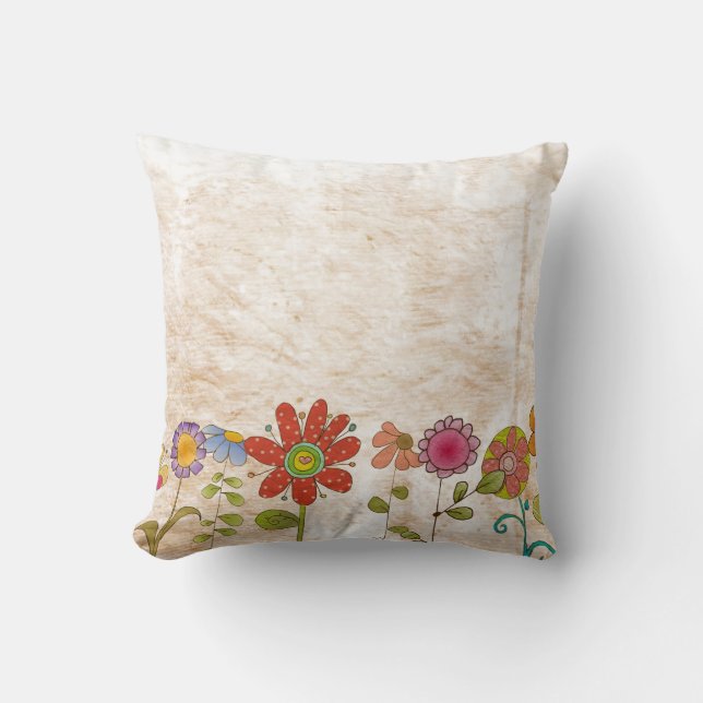 Flowers American MoJo Pillows (Front)