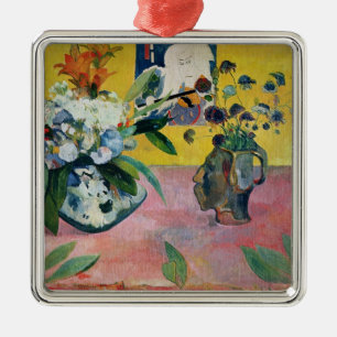 Flowers and a Japanese Print, 1889 Metal Ornament