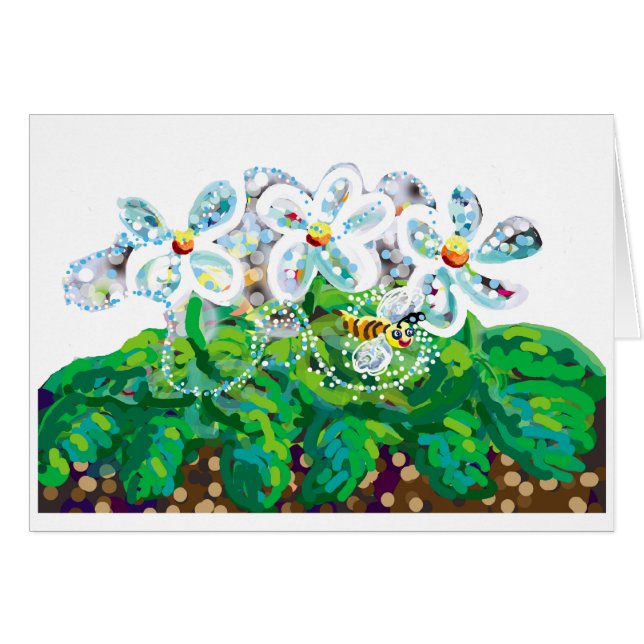 flowers and bee (Front Horizontal)