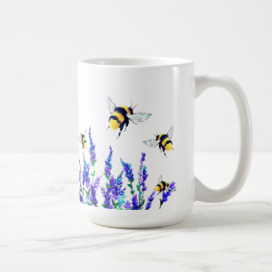 Flowers and Bees Coffee Mug