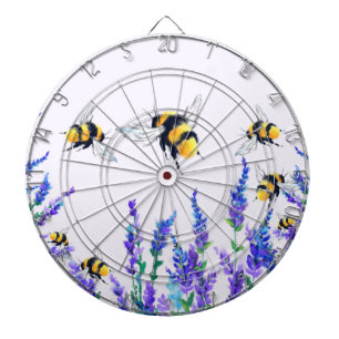 Flowers and Bees Dart Board