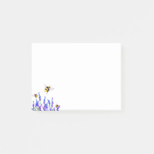 Flowers and Bees Sticky Notes Spring