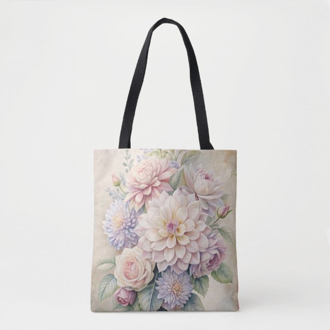 Flowers and Blossom Tote - Witch’s Garden Dreams Bag (Front)