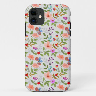 Flowers And Butterflies iPhone 11 Case