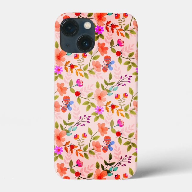 Flowers And Butterflies Case-Mate Samsung Galaxy C iPhone Case (Back)