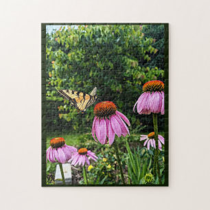 FLOWERS AND BUTTERFLIES  JIGSAW PUZZLE