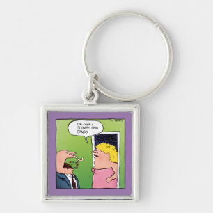 Flowers and Candy Romantic Cartoon Keychain