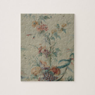 Flowers and Chinoiserie Jigsaw Puzzle