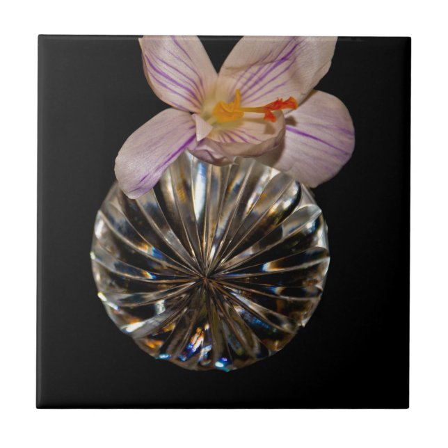 Flowers and Crystal Tile (Front)