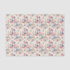 Flowers and Eiffel Tower Paris Travel Pattern