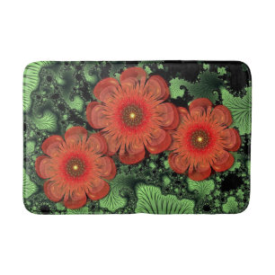Flowers And Ferns Bath Mat