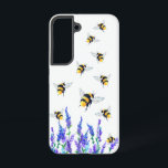 Flowers and Flying Bees Samsung Galaxy Cases<br><div class="desc">Samsung Galaxy Cases or iPhone Cases with Beautiful Spring Flowers and Bees Flying - Drawing Nature Sweet Honey Bee - or Choose / Add Your Favourite Text / Colour - Make Your Unique Gift - Resize and move or remove and add elements / image with Customization tool ! Drawing and...</div>