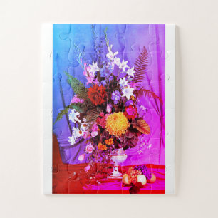 Flowers and fruit art jigsaw puzzle