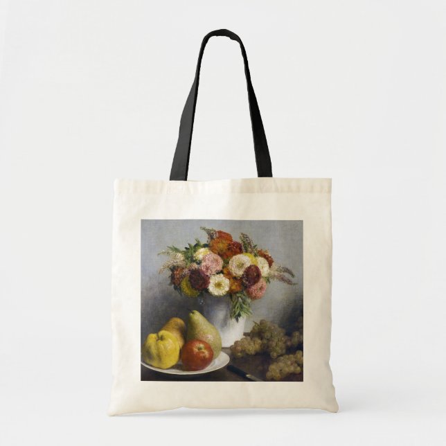 Flowers and Fruit, Henri Fantin-Latour Tote Bag (Front)