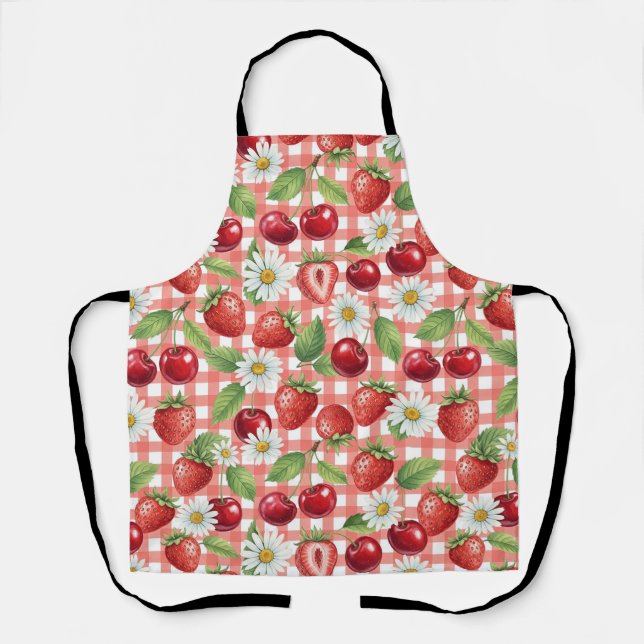 Flowers and Fruits Apron (Front)