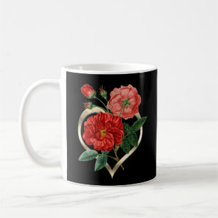 Flowers And Heart Coffee Mug