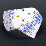 Flowers and Honey Bees Neck Tie<br><div class="desc">Neck Ties with Beautiful Spring Flowers and Bees Flying - Drawing Nature Sweet Honey Bee - or Choose / Add Your Favourite Text / Colour - Make Your Unique Tie Gift - Resize and move or remove and add elements / image with customization tool ! - Drawing and Design by...</div>
